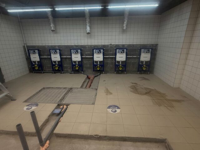 Pose de wc suspendu en sous traitance
